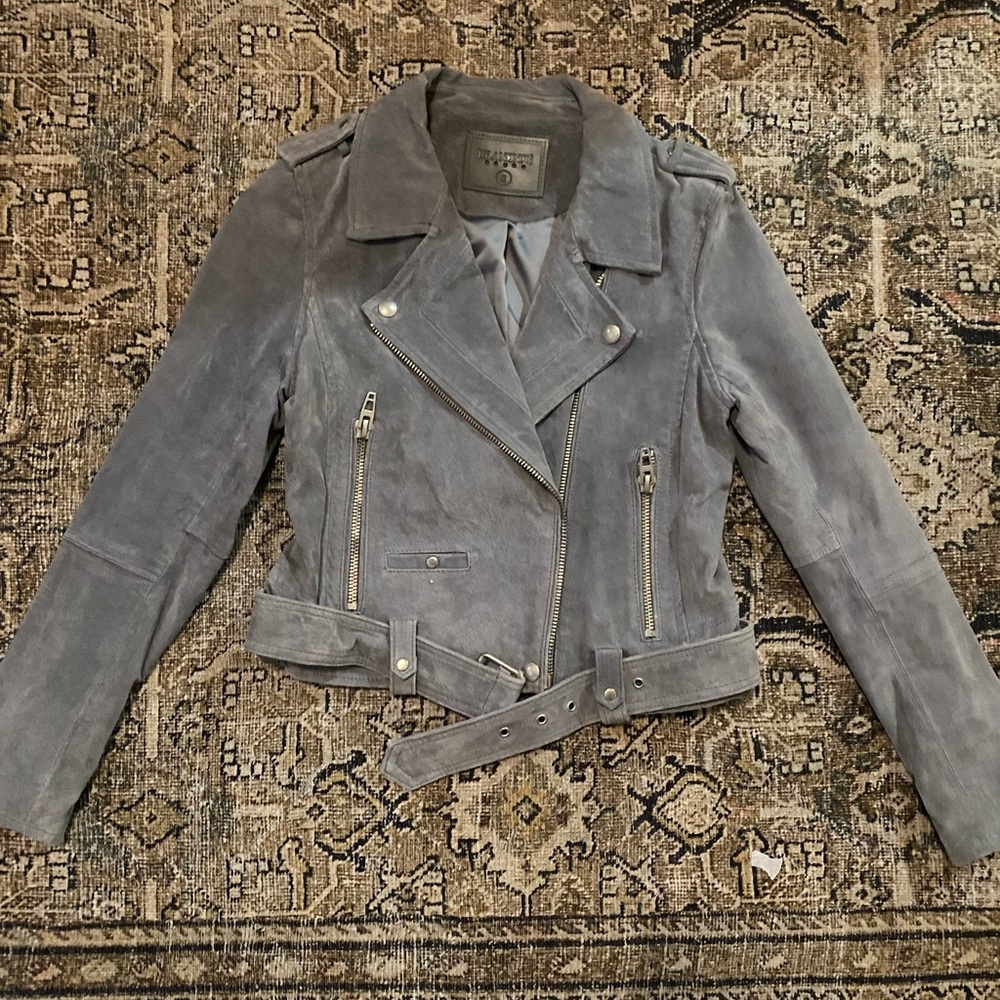 Blank NYC suede moto jacket
